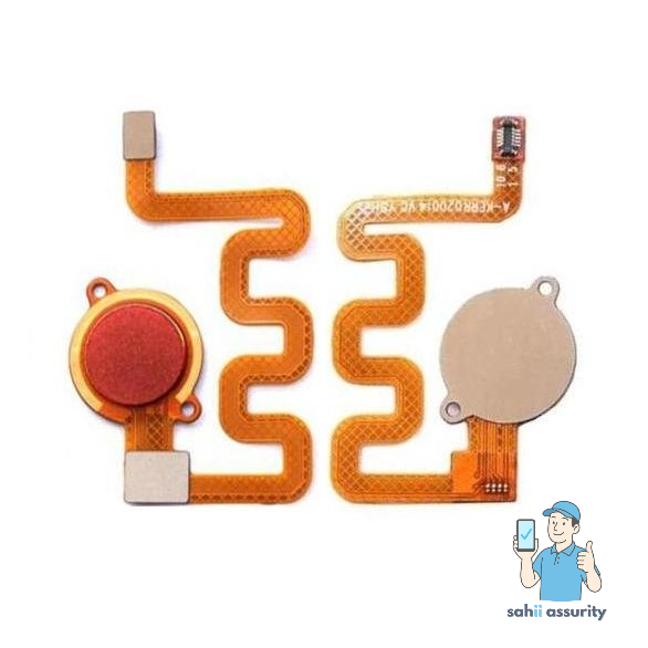 Fingerprint Sensor with Flex Cable for Xiaomi Redmi 6 Pro Red